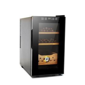 25L Cigar Humidors with Cooling and Heating Function , 150Counts Capacity Cigar Humidor Humidifiers with Constant Temperature Controller, Father's Day (Color: as Pic)